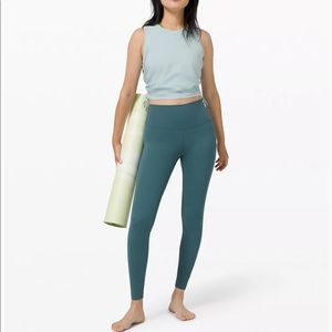 Lululemon Wunder under 28” in desert teal